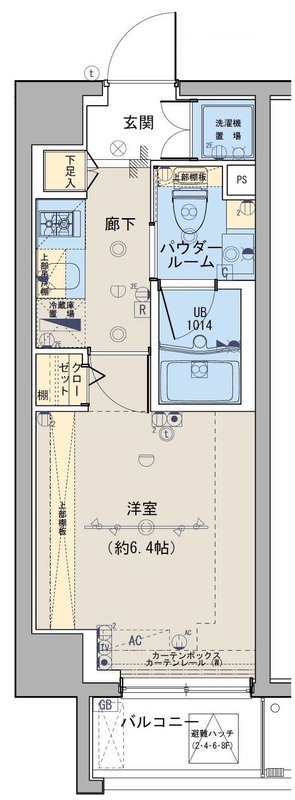 ブライズ恵比寿601の間取り