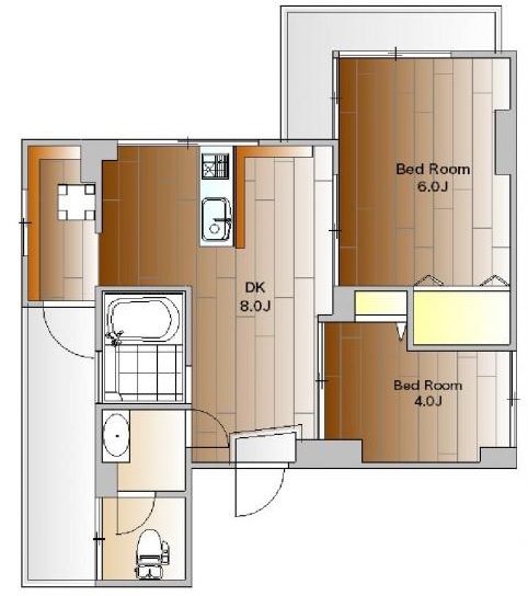 プラムアーク中目黒501の間取り