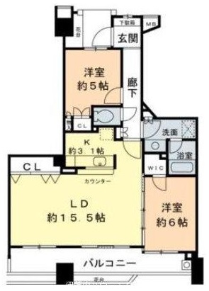 田園調布本町ガーデンハウス205の間取り