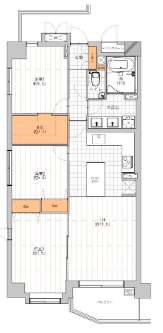 フォルスコート学芸大学405の間取り