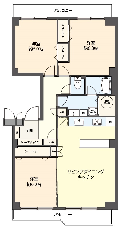 ウィンザーハイム第2桜新町305の間取り