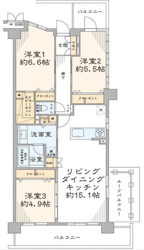 イストワール碑文谷505の間取り