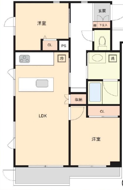 DOM学芸大1階の間取り