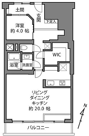 野沢ハイム3階部分の間取り