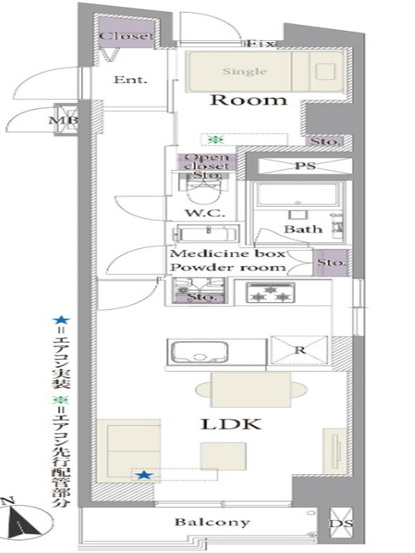 ライオンズマンション三軒茶屋NAKAMURA404の間取り