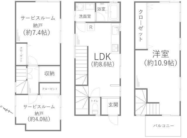 の間取り