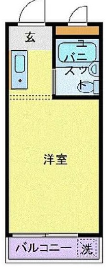 スカイコート池尻4階の間取り