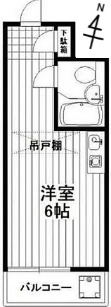 トップ三軒茶屋第33階の間取り