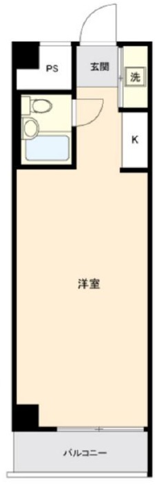 カルム学芸大2階の間取り