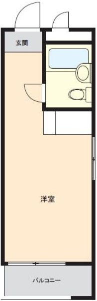 ハイシティ池尻大橋第25階の間取り