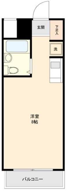 ロワール駒沢2階の間取り
