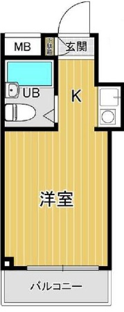 ダイヤアクティ三軒茶屋5階の間取り