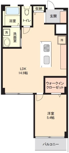 マンション下目黒苑８階の間取り
