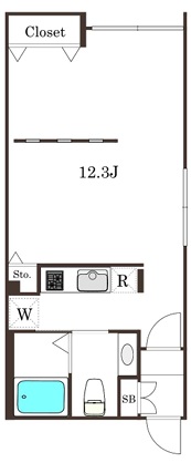 アーバイル新宿西落合3Fの間取り