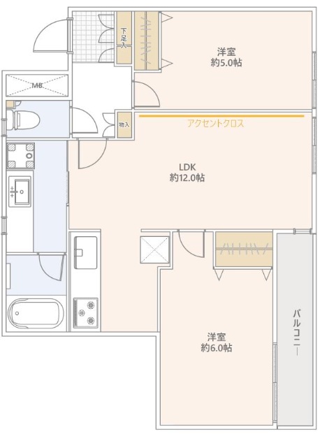 アルス用賀１０１の間取り