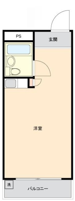 ハイシティ祐天寺2階の間取り