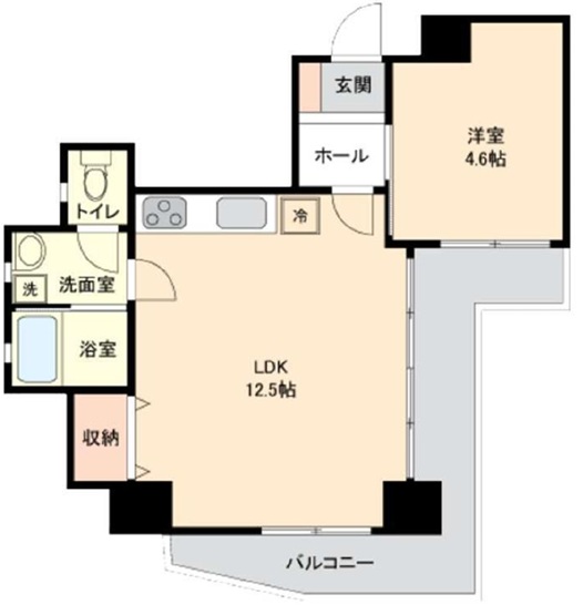 ハイネス代官山203の間取り