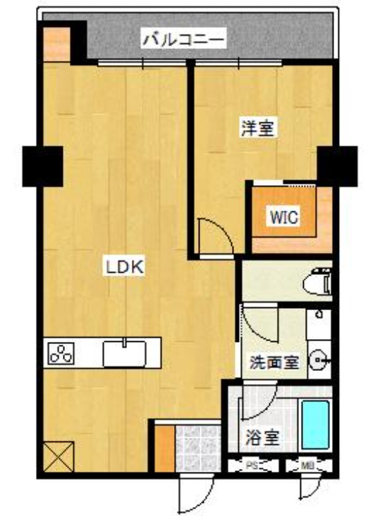 ライオンズマンション中目黒3階の間取り